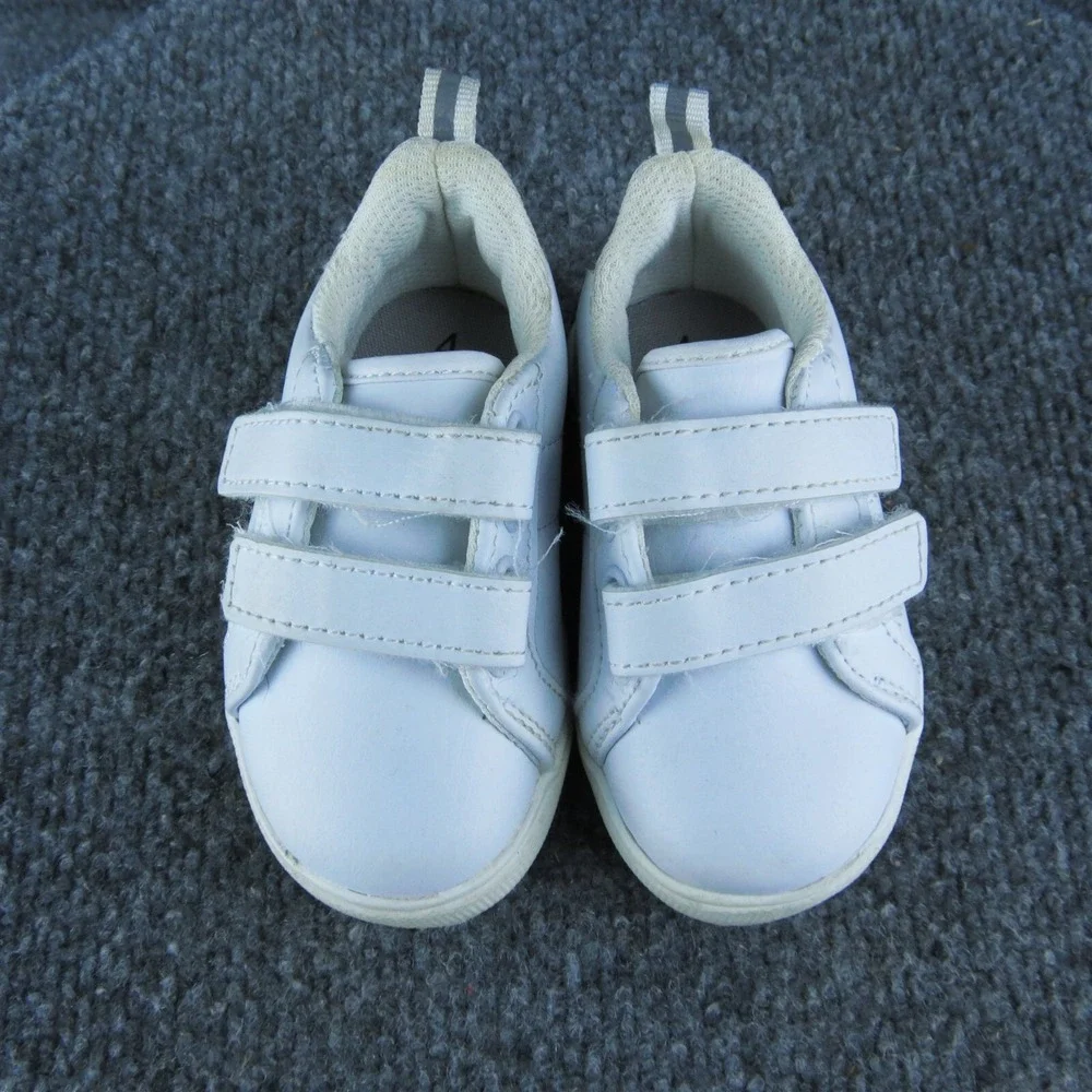 Wonder Nation Unisex‎ Sneaker Size T 4 Medium Shoes White Synthetic Hook & Loop